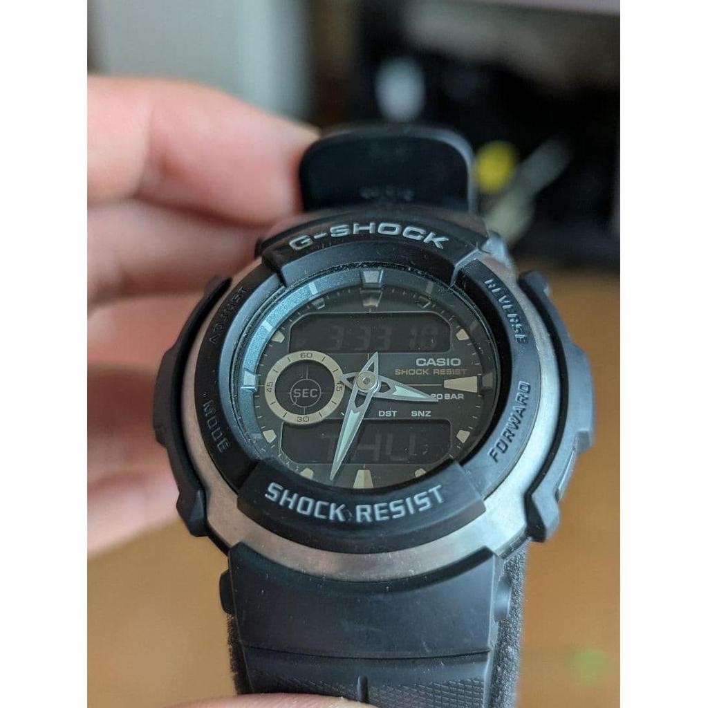 Used G-SHOCK CASIO 3750 G-300 Used with Box, Signs of Wear