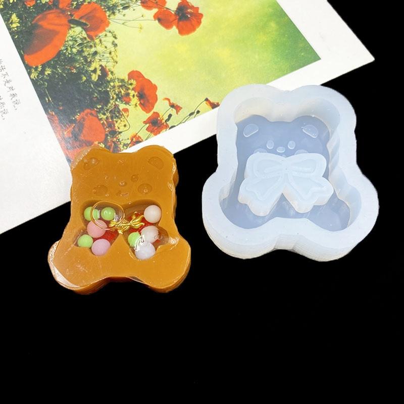 Resin Shaker Molds Silicone Resin Casting Molds Epoxy Quicksand Molds for DIY Pendant Charm Jewelry Making Accessories
