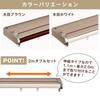 Extendable Curtain Rail "Cover Top Extendable Rail with Return" 1.1m-2.0m Color: White Silent Runner Installation with One Screwdriver
