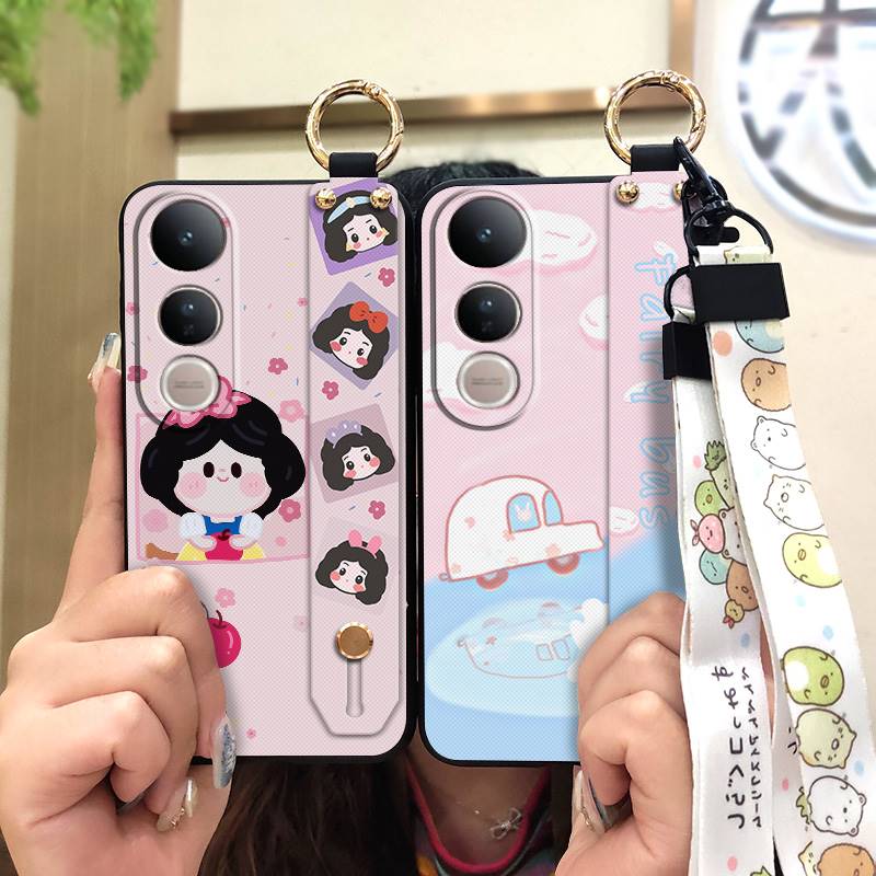 Cartoon Cute Phone Case For VIVO V50 Lite 5G Global Soft case Protective Fashion Design Shockproof Dirt-resistant Ring