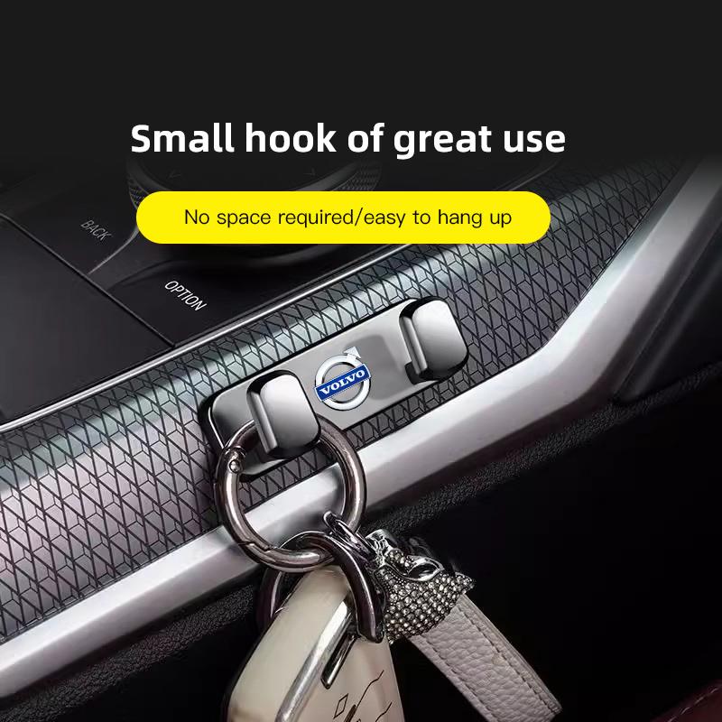 Car Metal Mini Storage Hooks Storage Bracket For Volvo XC90 V90 V60 XC60 V40 EC40 EX40 S80 S60 S90 C40 XC40 V70 XC70 C70 EX90