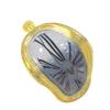 Creative Melting Clock Time Flow Desk Clock Decorative Twisted Clock