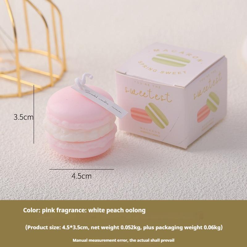 

2026 Cute Macaron Creative Styling Aromatherapy Candles Home Fragrance Collection Decoration Ornaments Christmas Birthday Gifts