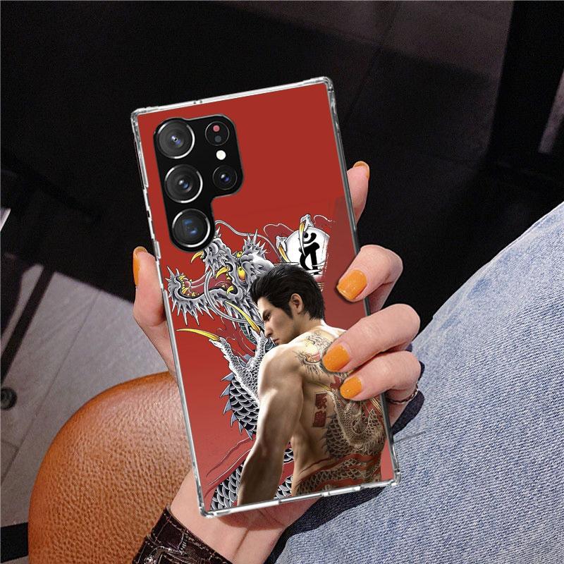 Yakuza 0 Game Phone Case For Samsung Galaxy S24 S25 Edge S26 Ultra S23 S22 S21 Plus S20 FE + Personalized Print Cover Galaxy S24