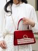Pu Wedding Clutch Bag With Lock Closure For Elegant Brides And Formal Events