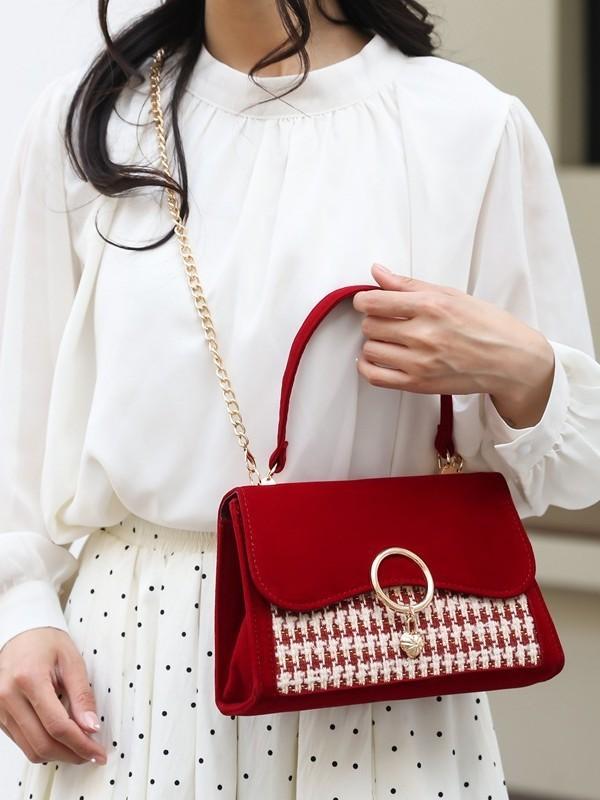 Pu Wedding Clutch Bag With Lock Closure For Elegant Brides And Formal Events