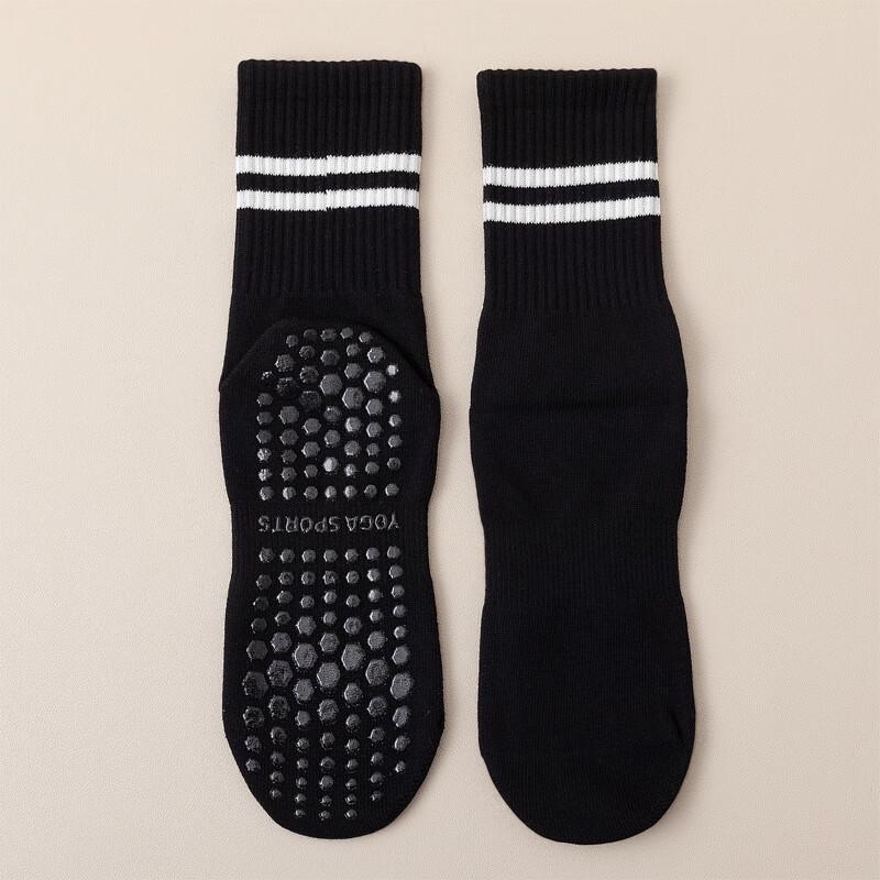 SUPER ELITE Women s Anti-Slip Cotton Yoga & Fitness Socks (10 Pairs) One Size