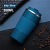 380ml/510ml Coffee Thermos Mug Leak-Proof Non-Slip Car Vacuum Flask Travel Thermal Cup Double-wall Stainless Steel Water Bottle