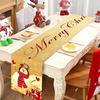 Runtown 1 Stück Gold Haus Weihnachten Froher Schneemann Tischdecke Weihnachtsdekoration 2026 Frohes Neues Jahr Dekoration 2026 Weihnachtsgeschenk