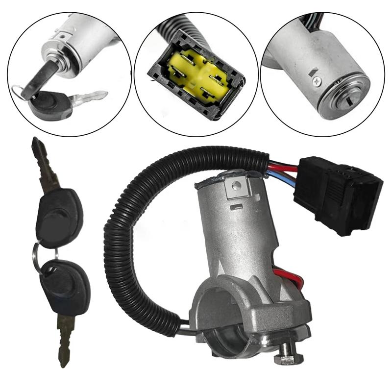 Car Engine Ignition Lock Switch With Keys 2996075 2996076 For Iveco Daily Mk4 2006 2012