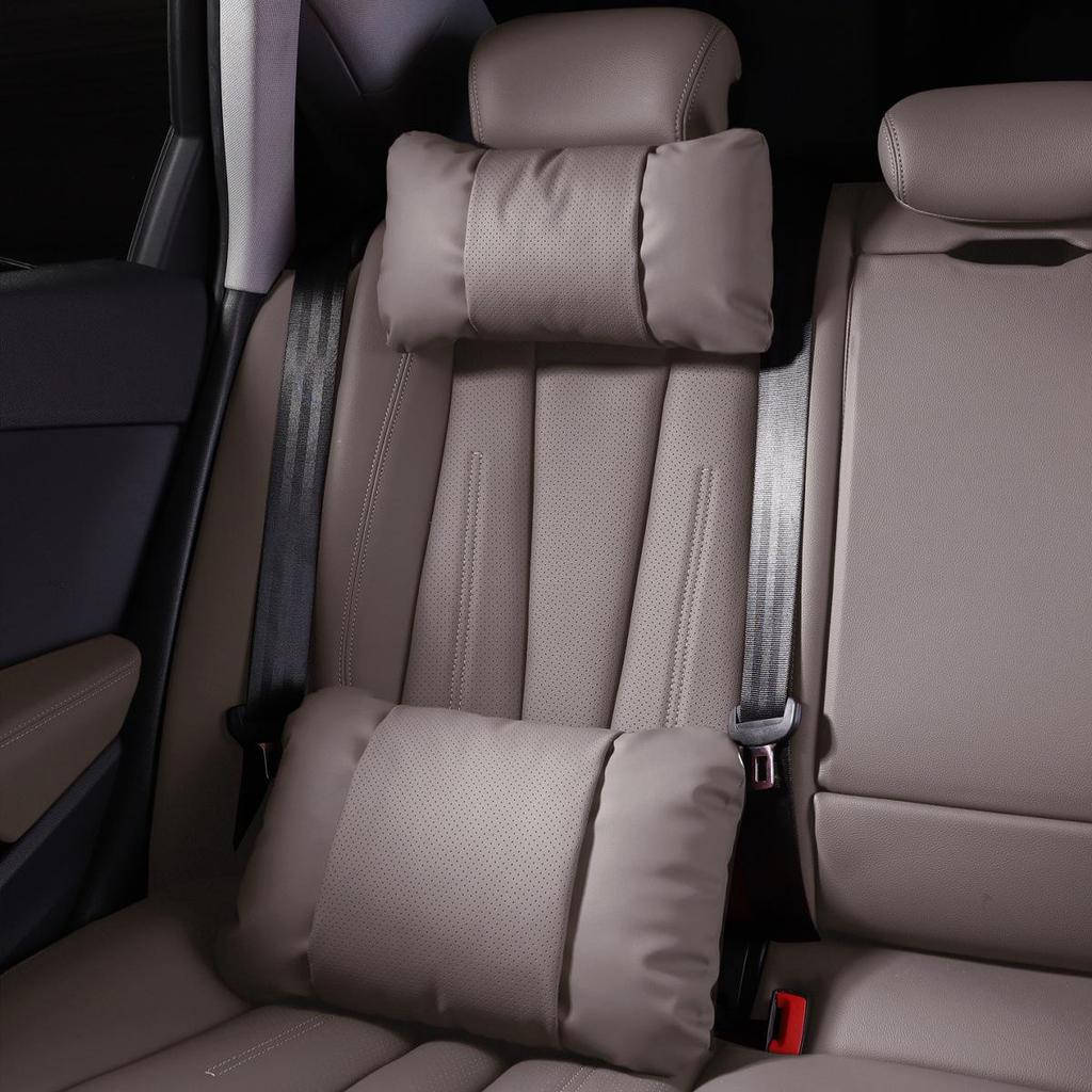 Leather Headrest Cover for Buick GL8, Encore Plus, Lingshang E5, Avia, Regal, Lu Zun, Angke Qi, and Century