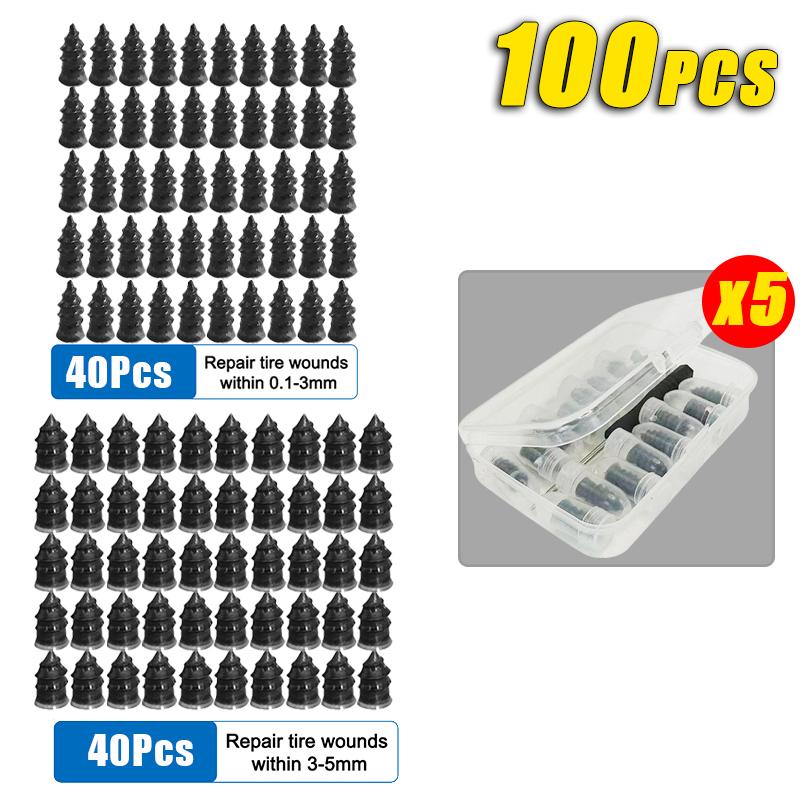 Universal Spiral Tire Repair Kit for Car Motorcycle and Bike Fast Emergency Repair and Vehicle Maintenance Tool Set