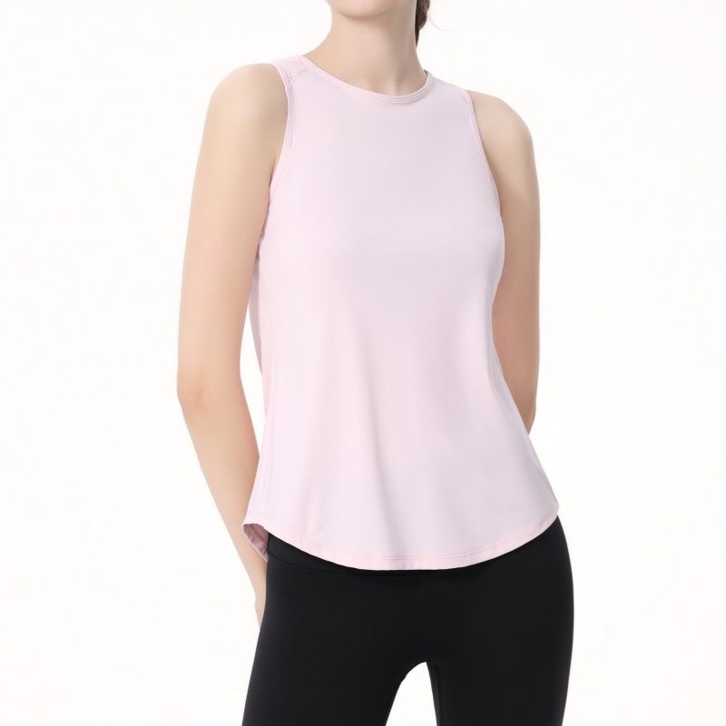 

Юнна Летний Быстросохнущий Жилет для Йоги Без Рукавов Повседневный Топ для Бега Женский Сетчатая Спина Дышащая Одежда для Тренировок Pink XL