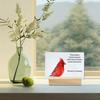 Wooden Desktop Stand For Postcards And Calendars Natural Solid Wood Base For Notes And Photos Home Office Decor