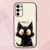 Cat Cute Funny Pet Phone Case For Samsung S24,S21,S22,S23,S30,Ultra,S20,Plus,Fe,Lite,Note,10,9,5G Black Soft Shell