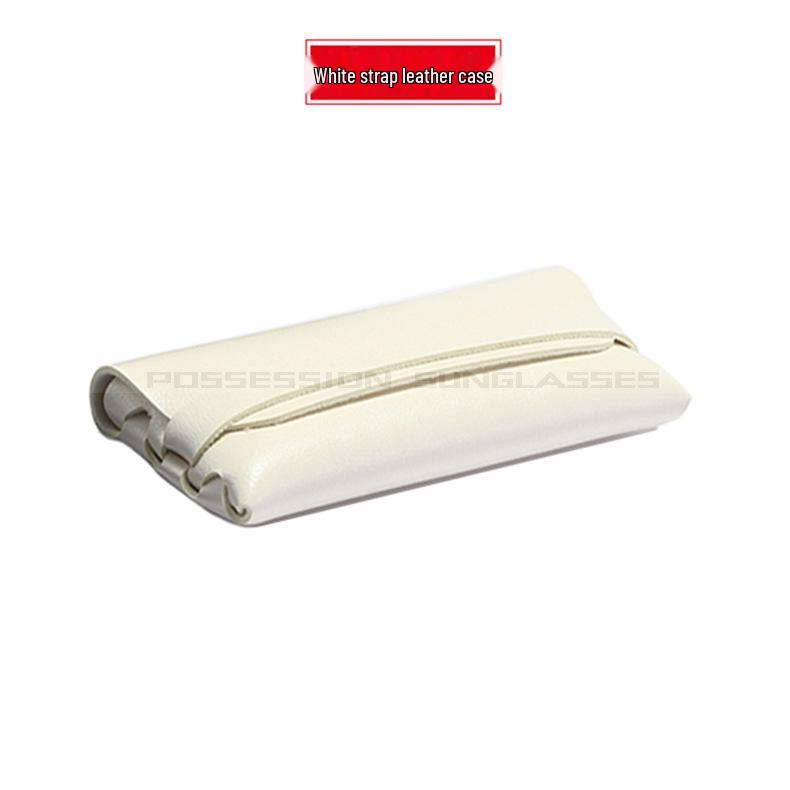 Elegant 2022 Soft Leather Glasses Case for Myopia & Sunglasses