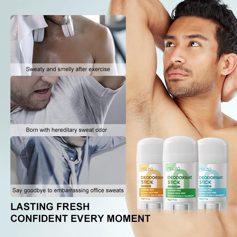 Solid Balm To Desalinate Underarm Odor Antiperspirant Stick Aluminum-free Gentle Fragrance