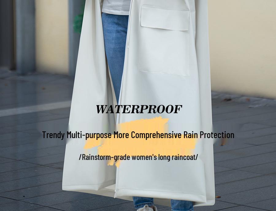 Zheng Yu Extra Long Full Body Raincoat for Outdoor Travel and Electric Vehicle Riders