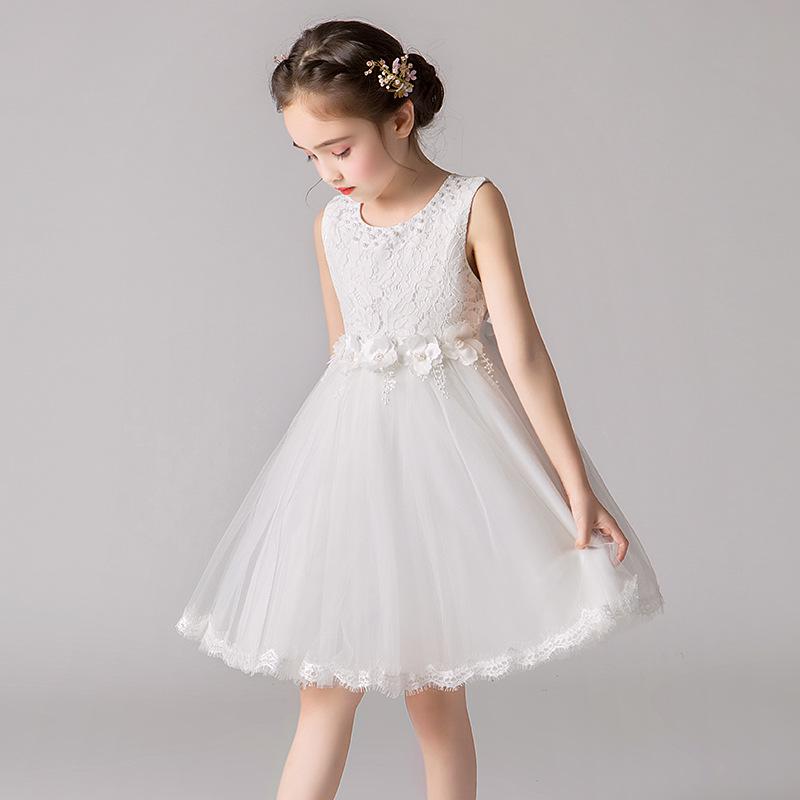 Summer Children's Princess Dress Girls' Costume Children's Wear Full Dress Performance Costume Sleeveless Girl's Skirt