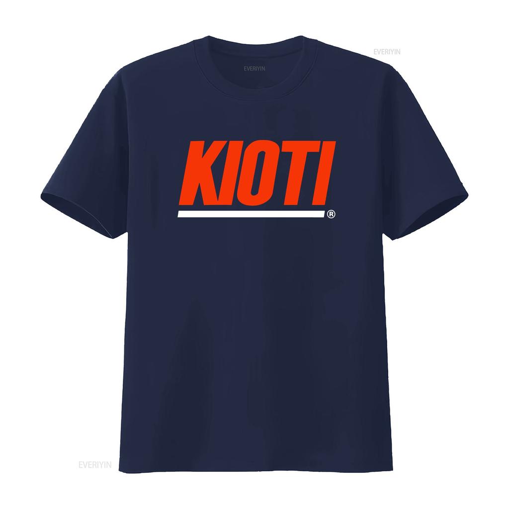 Kioti Tractor Logo Men's Black T Shirt Size S To 3XL Vintage Washed Versatile Comfortable Breathable Stretched Designer Clothes