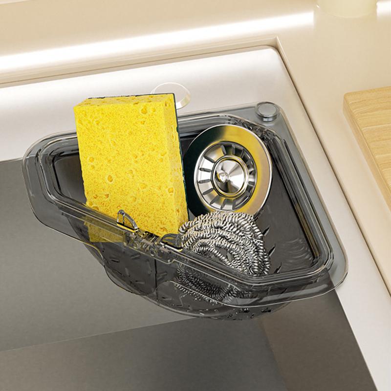 1Pcs Separate Anti-leak Sink Drain Basket Filter Quickly Detachable Openable Bottom Cover Kitchen Sink Filter Strainer Magnetic