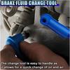 3.93 Ft Brake Fluid Bleeder Hose, Auto Brake Bleeding Change Hose Car Oil Fluid Extractor Tool With Adapter, Universal Replacement Tube For Car