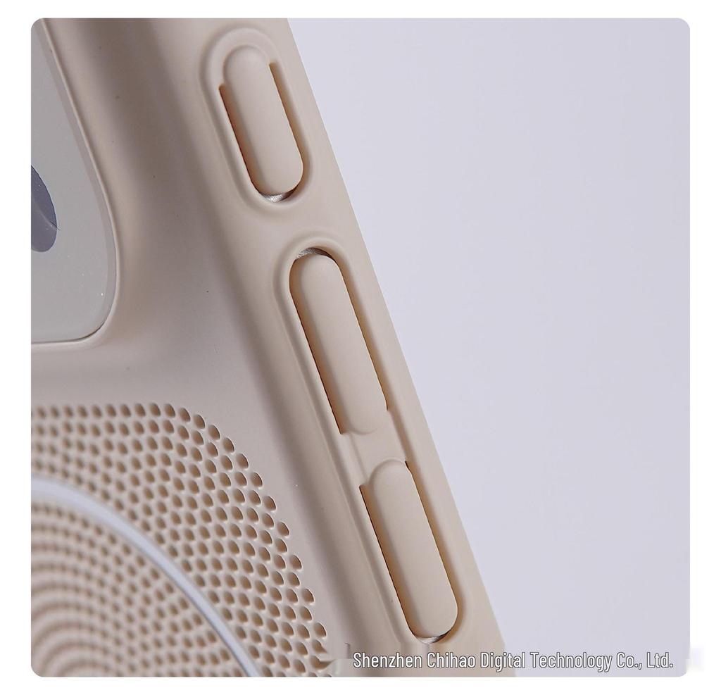 Frosted Magnetic Case for iPhone 17 Pro Max with Ice-Cooling Heat Dissipation and Apple 16 Drop Protection