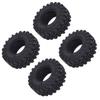 4PCS 1.0 Inch RC Tires Sponge Inner Liner Rubber Boot Tread Tire Replacement for 1/18 1/24 Crawler Car