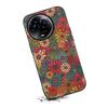Für Realme 11 5G (Global)/11x 5G Hülle Vier Jahreszeiten Blumen Leder+TPU+PC Handyhülle
