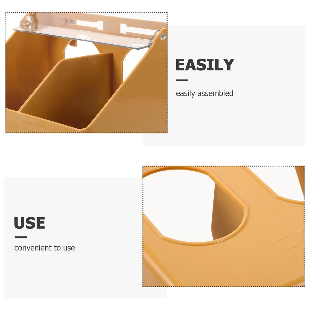 Pigeon Feed Box Bird Cage Accessories Hanging Parrot Feeder Food Dispenser Container