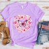 New Breast Cancer Awareness Flowers Butterfly Print T Shirt Women Men Short Sleeve Tops Tees Summer Fashion Loose Casual T-Shirt