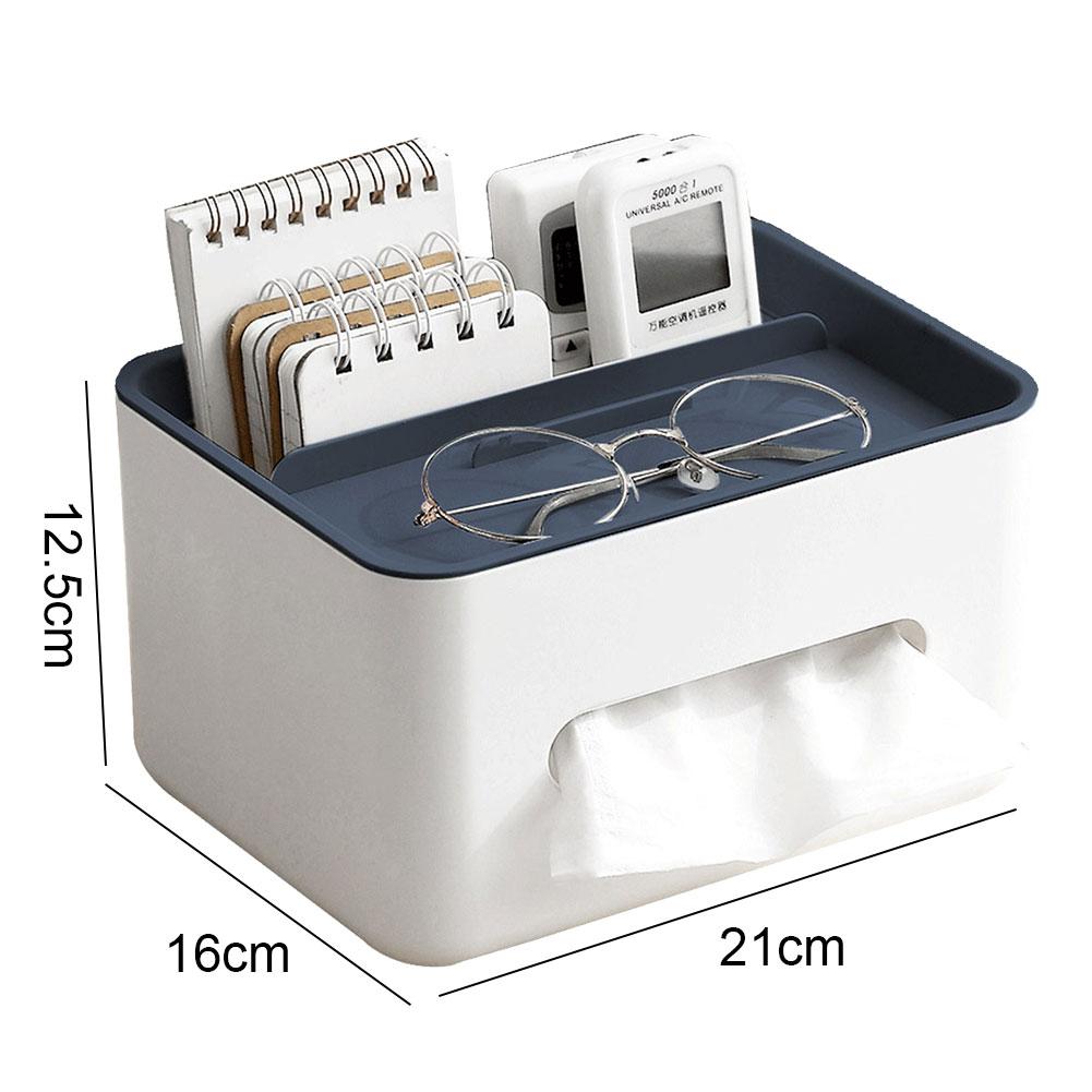 Cutie de șervețele multifuncțională Suport pentru șervețele Organizator de birou pentru casă, birou, sufragerie