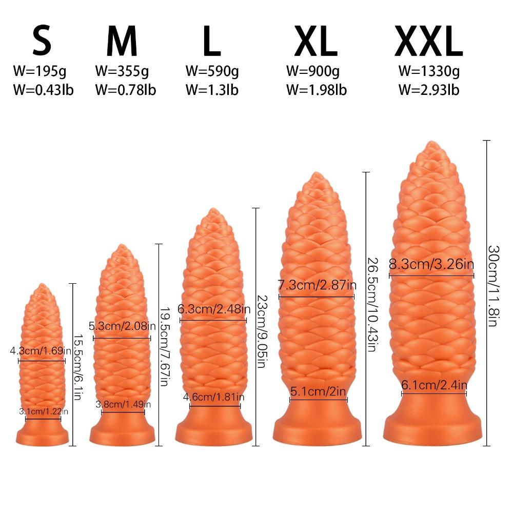 Premium Liquid Silicone Anal Plug - Unisex G-Spot Stimulator for Intense Orgasm | Adult Sex Toy