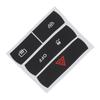 1 Pcs Car Stickers To Repair The Hazard Button Defroster And For ESP For Ford For S-Max Button Repair Decals Sticker