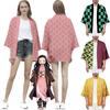 Slayer Demon Anime Kimetsu No Yaiba Kamado Nezuko Cosplay Loose Haori Coat Tops