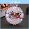 Charming Owl Squirrel Tree Cartoon Wall Clock For Home Nursery Kids Room Decor