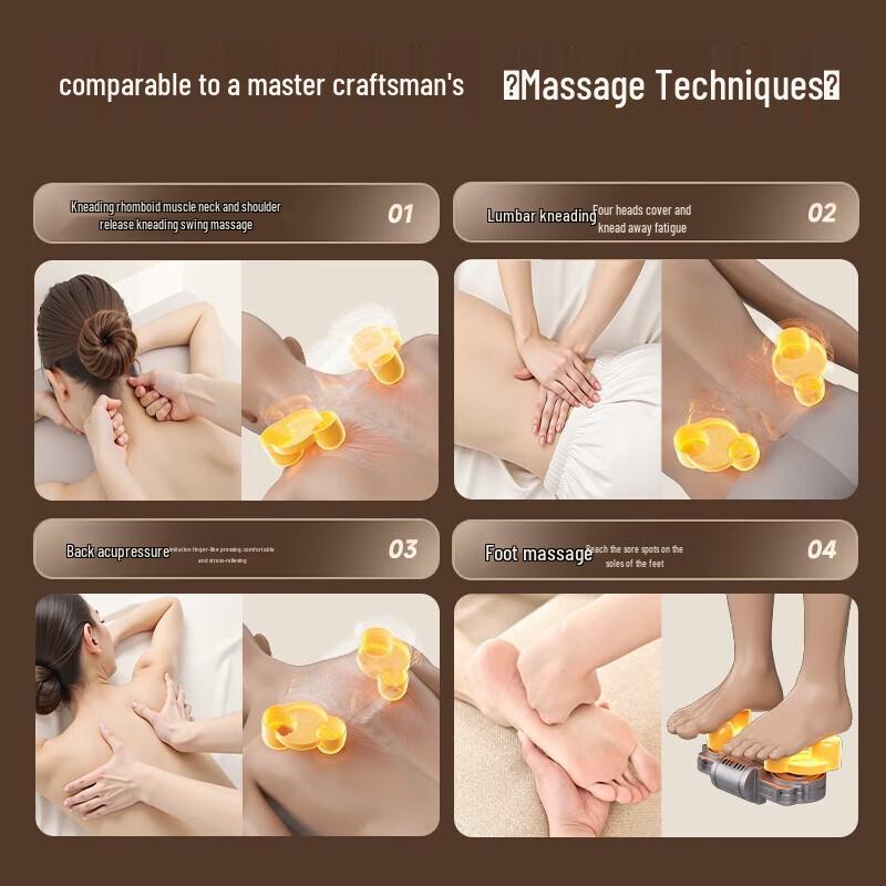 AUX Rechargeable Smart Heating Body Massager