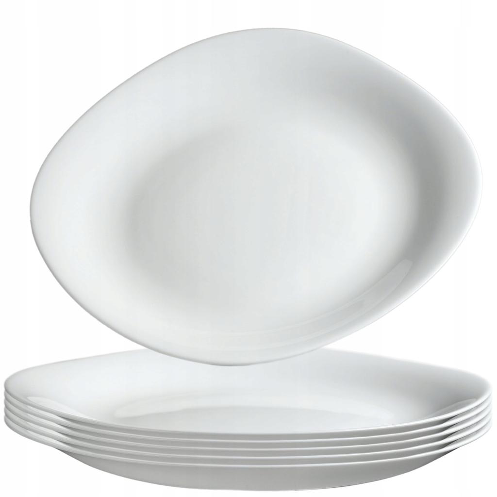 KADAX Talerz Obiadowy 28cm Płytki Zestaw Talerzy