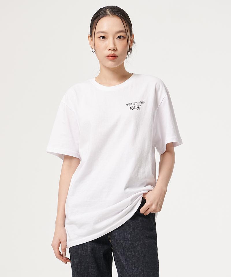 ARTISTWEAR [Atw X Ruysi] Haitai Short Sleeve T-Shirt_Wh