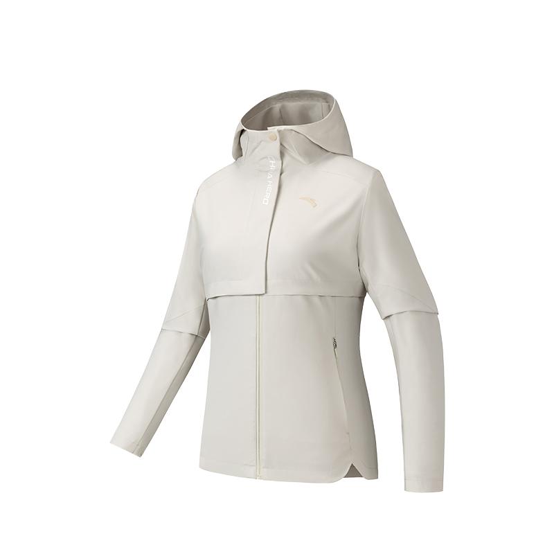 

Anta Training Series Solid Color Warm Simple Hooded Thick Jacket Women Jacket 162547603-1 S