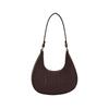 Solid color fashion women's bag trend autumn new stone pattern armpit bag casual shoulder handbag