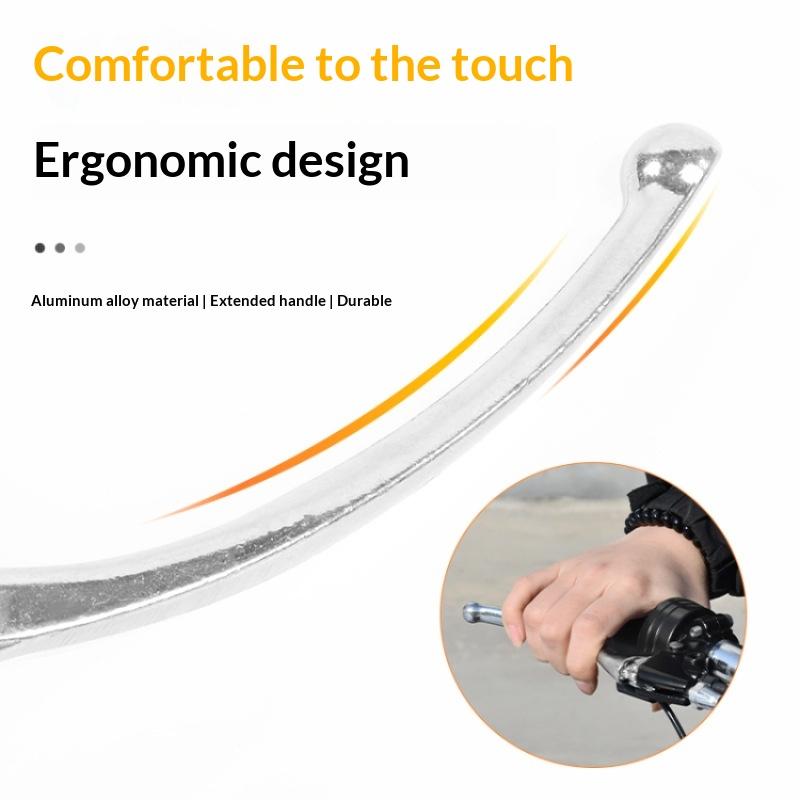 1/2Pcs E Bike Brake Levers Aluminium Alloy Left Right Hand Brake Power Failure Hand Brake Lever For Electric Bike Scoooter