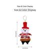 Christmas Ornaments Fabric Decor Hanging Decorations Compact Ornament Size