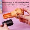 New Portable Outdoor Mini Handheld Fan Gift Spray Fan Humidification Ice Coating Handheld Fan, No Battery Include