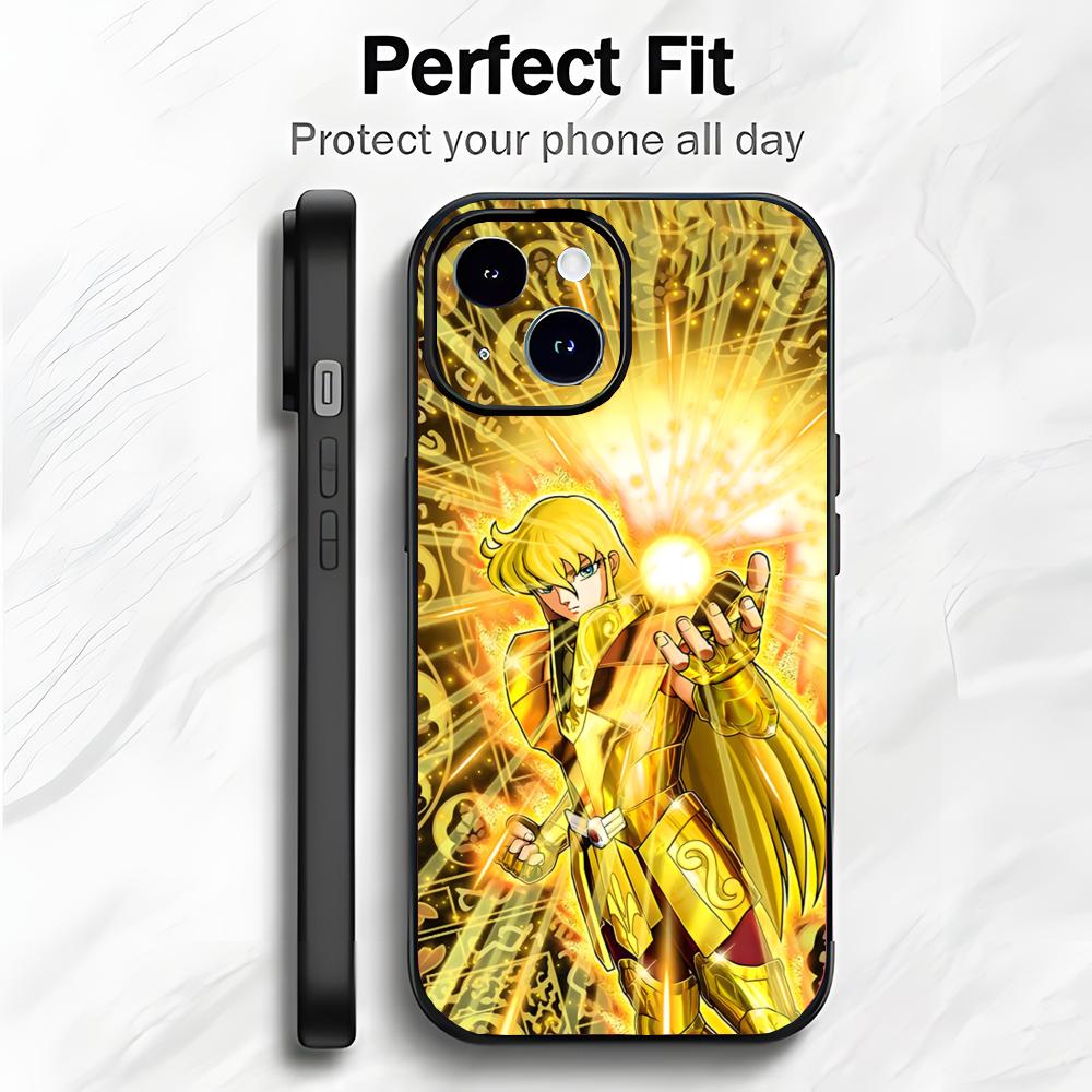 Classic Shonen Japanese Anime S-Saint Seiya Phone Case Phone Case Soft Packaging Lightweight For iPhone17 16 15 14 13ProMax