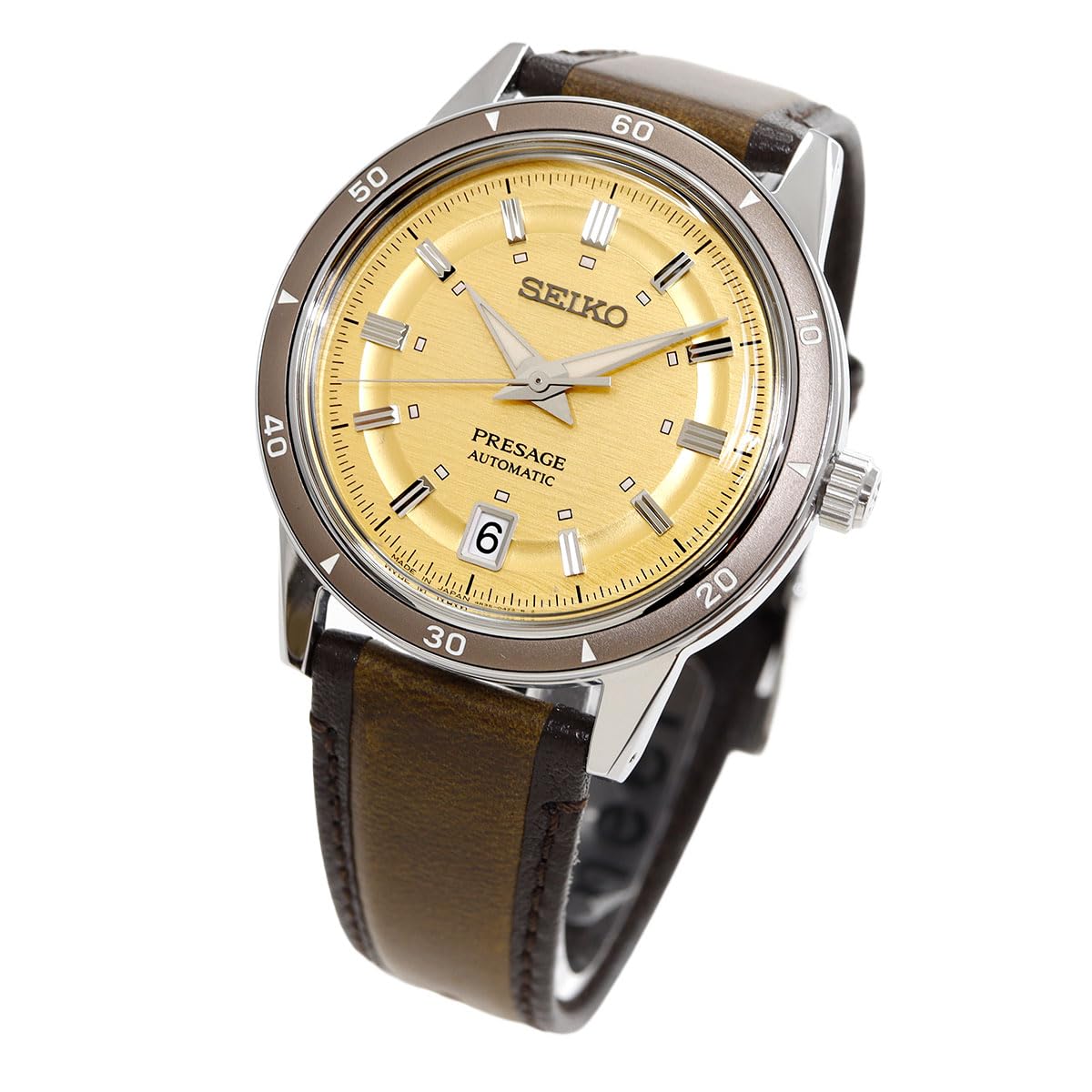 

Автоматичний годинник Seiko Presage Style 60-х років, SARY269, Чоловічий, Коричневий