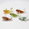 Gift Home Decoration Handicraft Natural Crystal Resin Crafts Artificial Fish Car Pendant Wedding Accessories Fish Ornaments