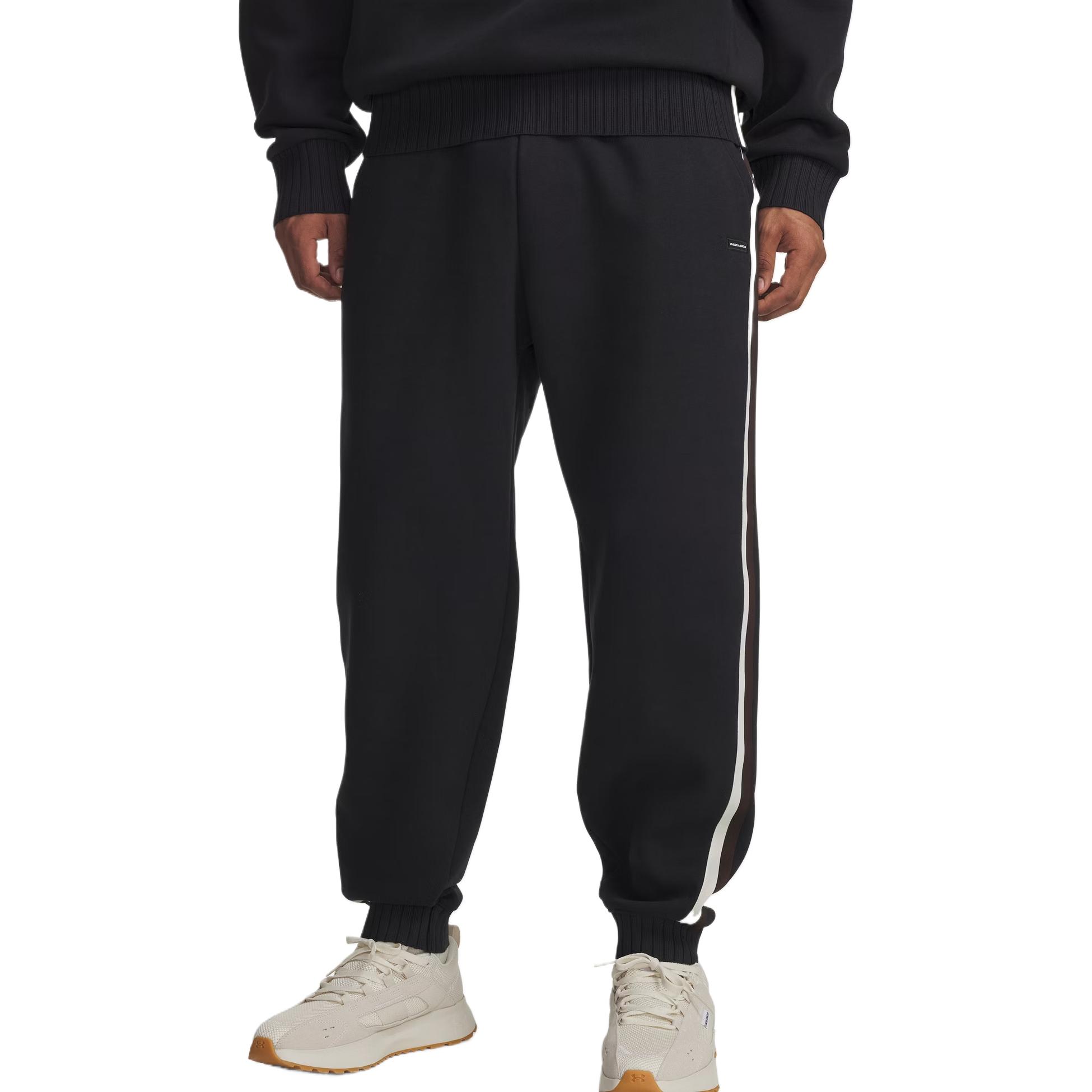 Under Armour Icon Tapered Knit Sports Pants Men Black 6005696-001 XL