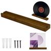 Wall Record Holder Solid Wood Wall Mounted Record Shelves Album Record Holder and Record Storage Hanger Smooth Wood Album Shelf