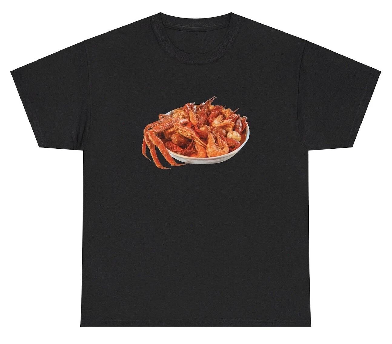 

Seafood Boil T Shirt Funny Food Lover Foodie Gift Meme Oddly Specific Silly Tee M